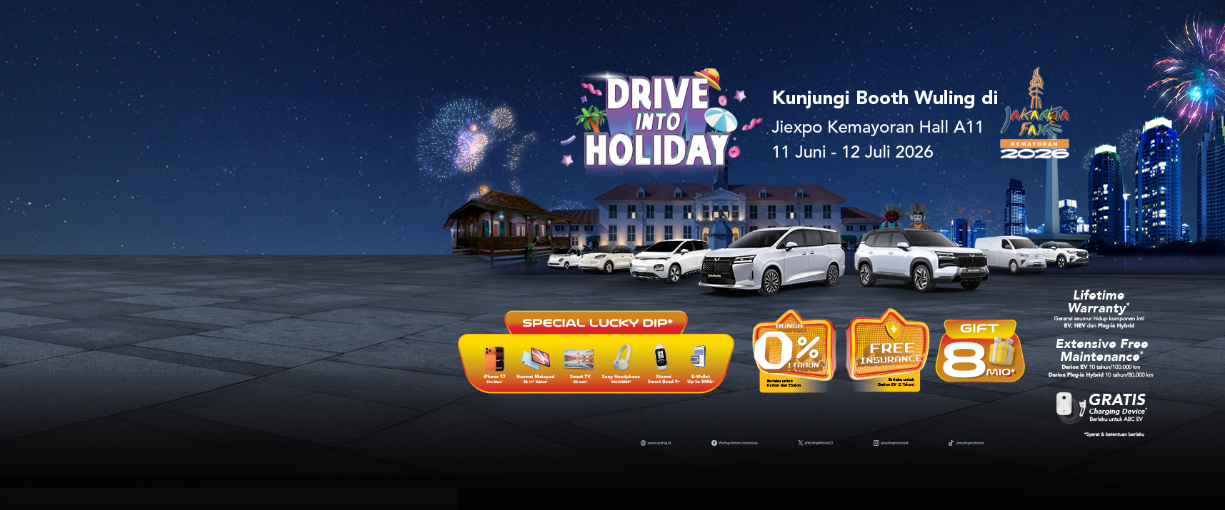 Liburan Bersama Wuling di Jakarta Fair Kemayoran 2026